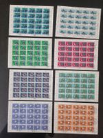8 CH Bogen 1962 - 66 mit Ersttag - Stempel