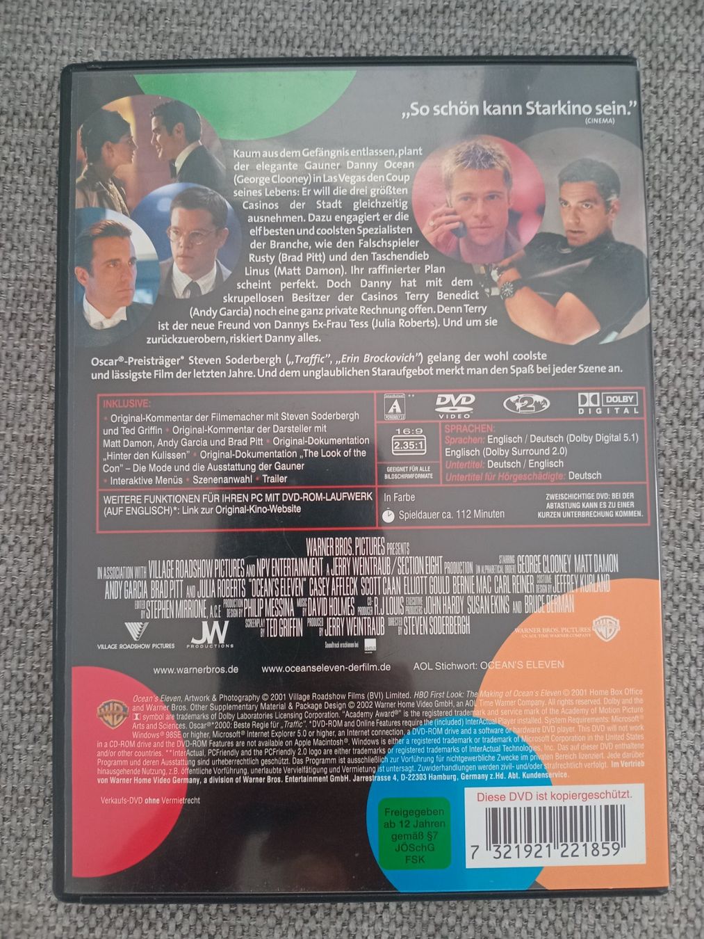 Tutti i DVDs: OCEAN'S ELEVEN – Usato da Zollikofen venduto da jde_72zf 1