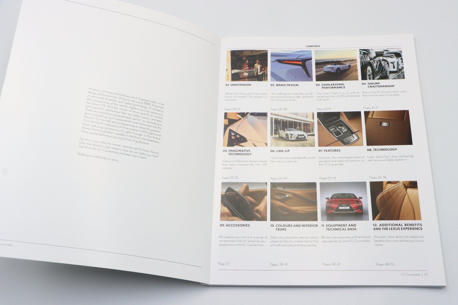 Lexus Documenti: Lexus LC 500 Convertible 2020 Prospekt – Usato da Bühl b.Aarberg venduto da Collectorpassions 2