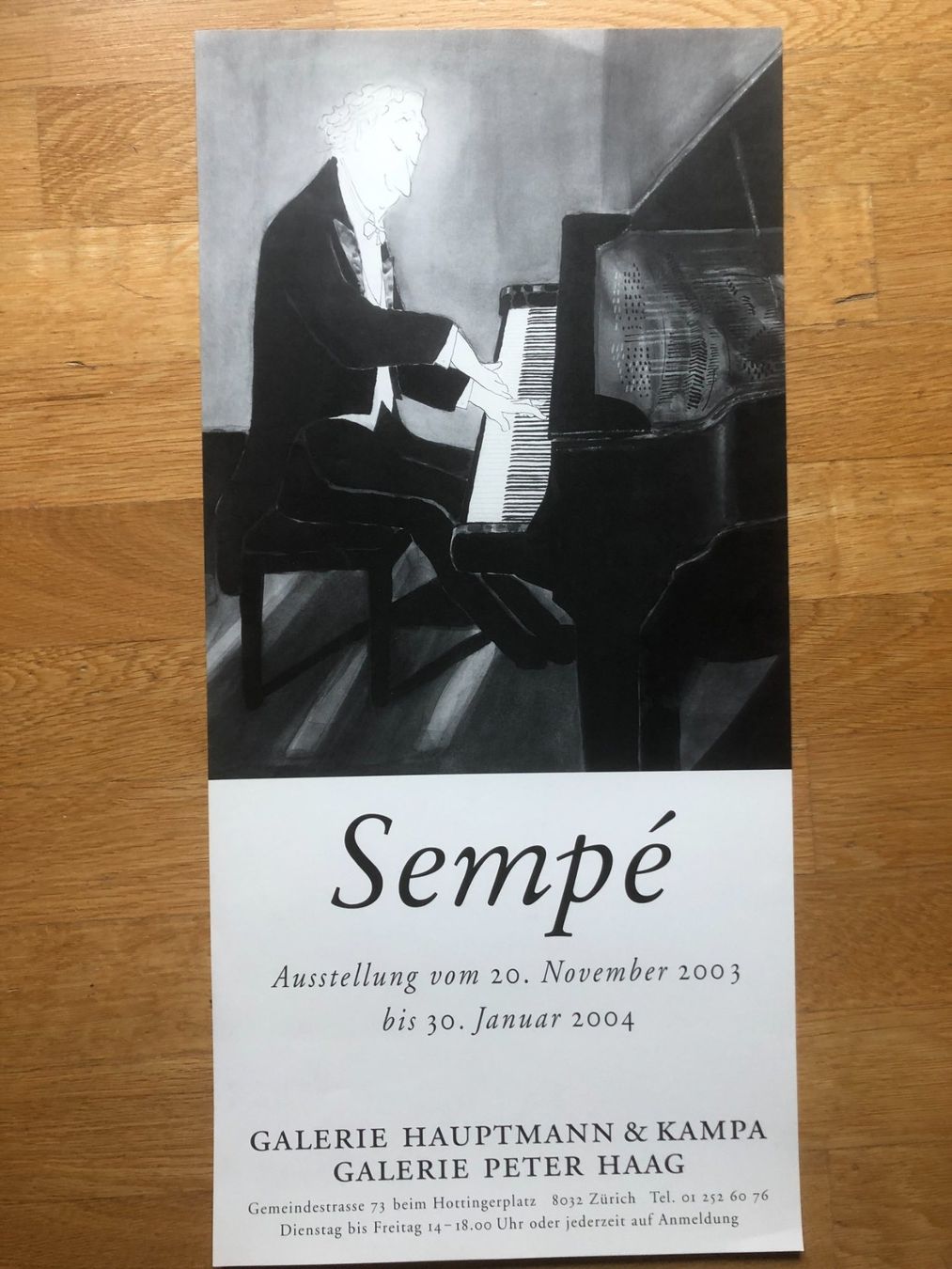 Foto & Immagini: Sempé. Ausstellungsplakat 2003/04 – Usato da Zürich venduto da allp