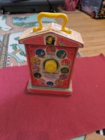 Fisher Price Musik Box Uhr Vintage Retro Spielzeug
