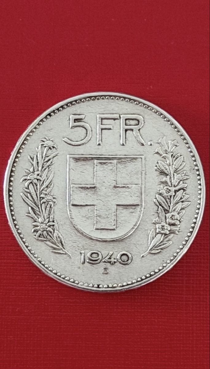 Toutes les monnaies: Pièce  5 Francs - 1940 – D'occasion à Petit-Lancy par Solcarm