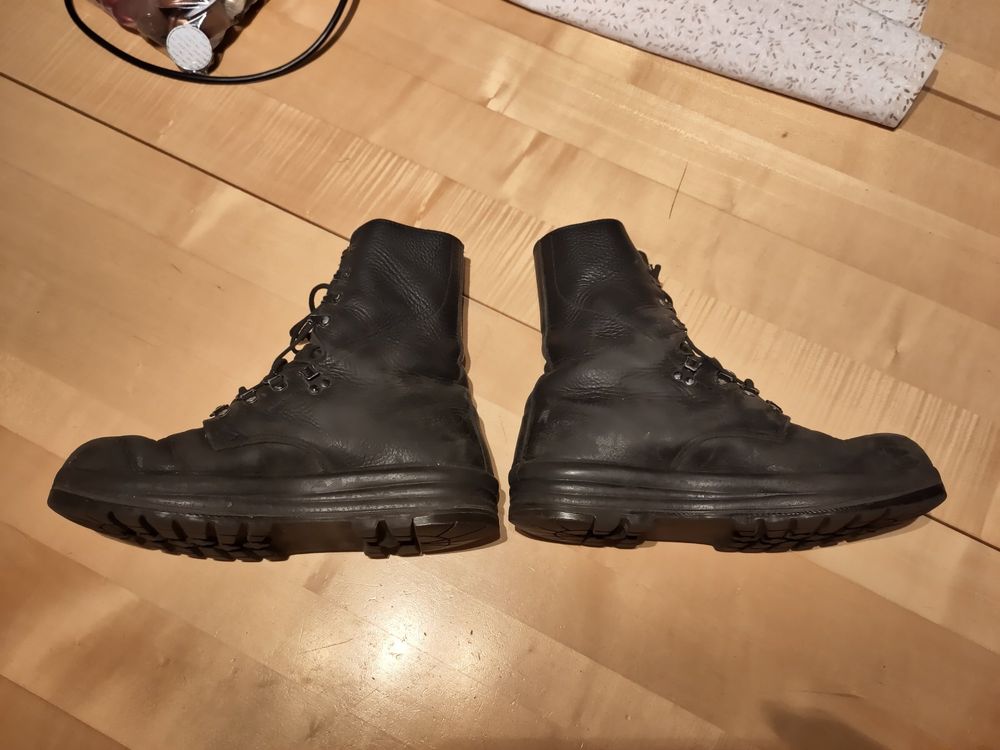 RYNO GEAR CoolMax Herren Taktikstiefel – Aus Leder & Nylon, Rutschfeste Sohle, Für Outdoor & Arbeit