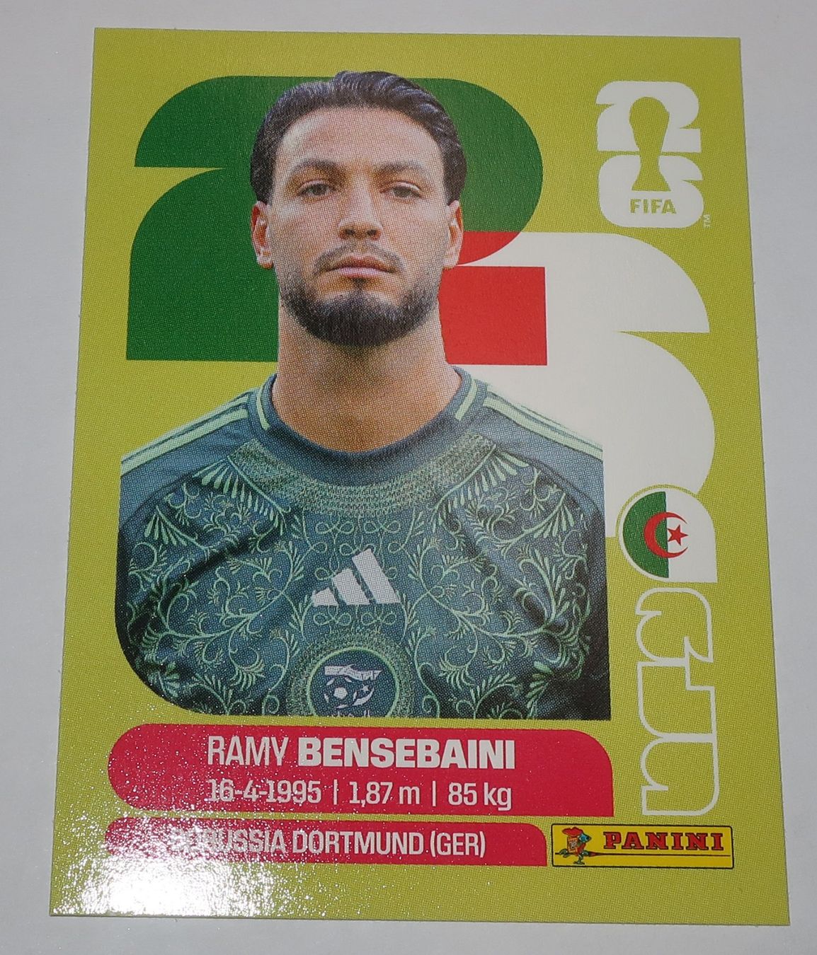 Panini Carte collezionabili: Panini Sticker WM 2026 RAMY BENSEBAINI  ALG 3 – Usato da Cormoret venduto da Pascalll2001