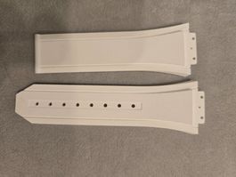 Hublot Uhrenband 26/22 mm weiss, Silikon