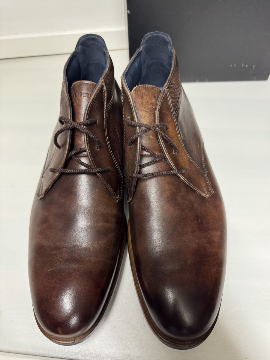 Lloyd Scarpe da uomo: Lloyd Varell, taille 42.5, bottines en cuir marron – Nuovo e nell'imballaggio originale da Brügg BE venduto da Goob 6