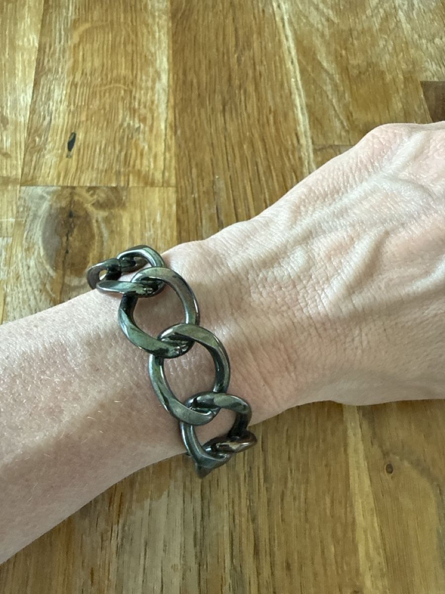 Bracciali & Braccialetti: Massives Armband Metall / Edelstahl Look – Usato da Schliern b. Köniz venduto da elimi 1