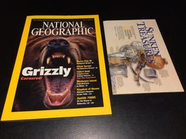 NATIONAL GEOGRAPHIC English ed. JULY 2001 W. map Sunken Trea