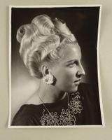 FRISUREN, COIFFURE, 14 ORIGINAL-FOTOS, 50er/60er JAHRE
