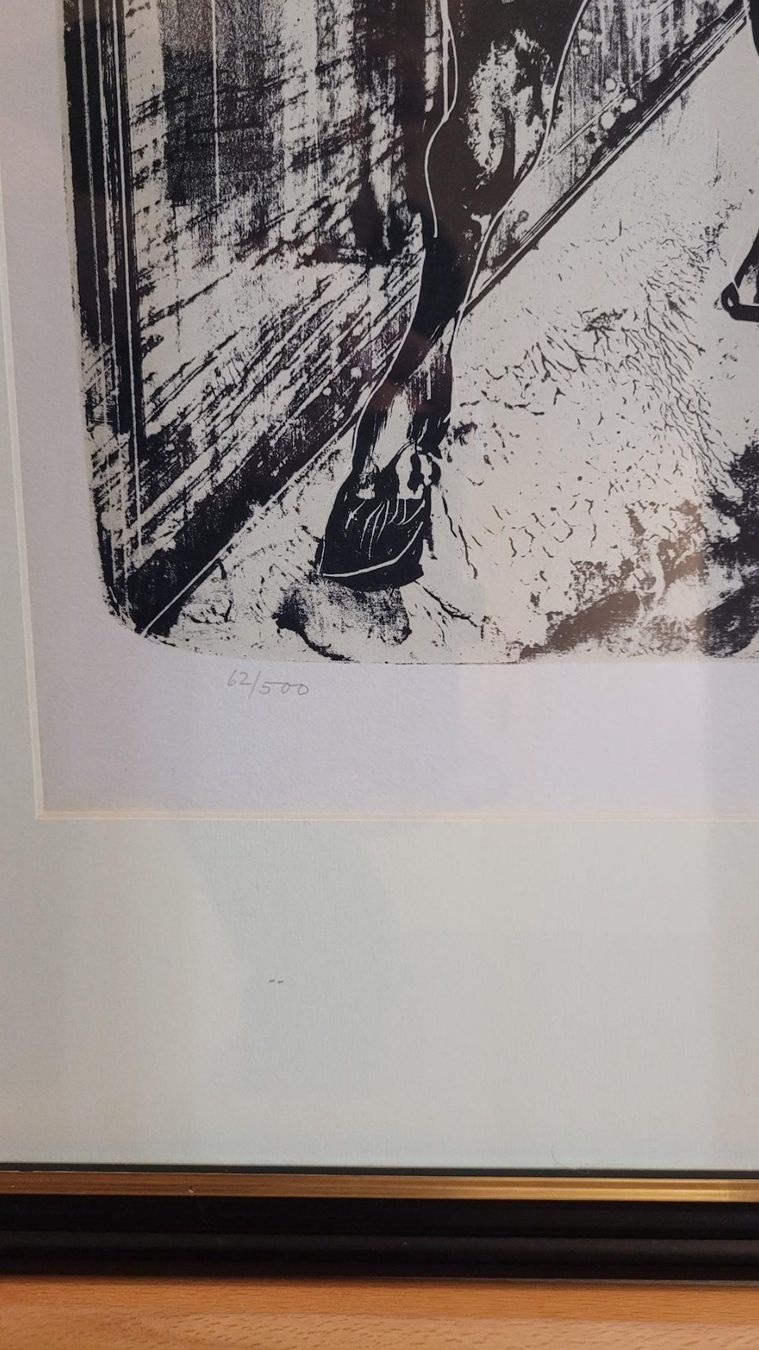 Grafica & Litografie: ** ERNI HANS, "Pferde s/w", Lithographie ** – Usato da Luzern venduto da Luzern1 4