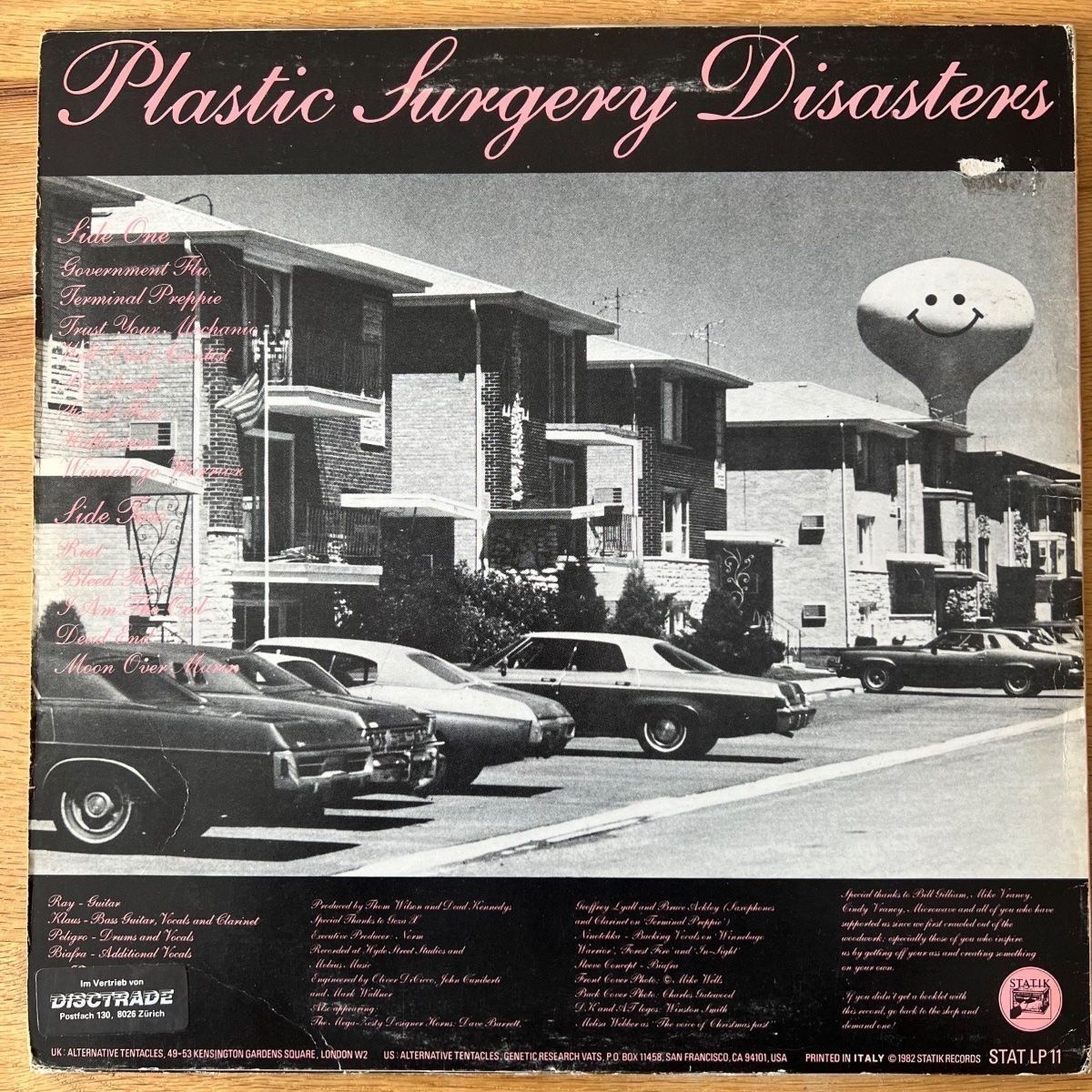 Dischi in vinile: Dead Kennedys - Plastic Surgery Disasters / 1. Italy 1982 – Usato da Gais venduto da soundcave57 2