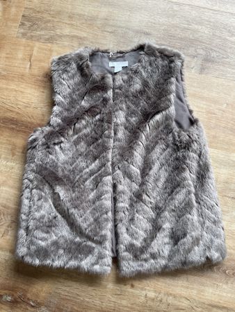 Kunstfellweste, H&M, Gr. 40