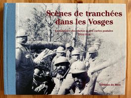 livre "Scène de tranchées dans les Voges"