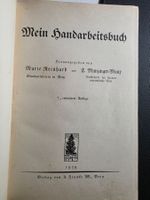 Mein Handarbeitsbuch - Francke Verlag Bern 1939