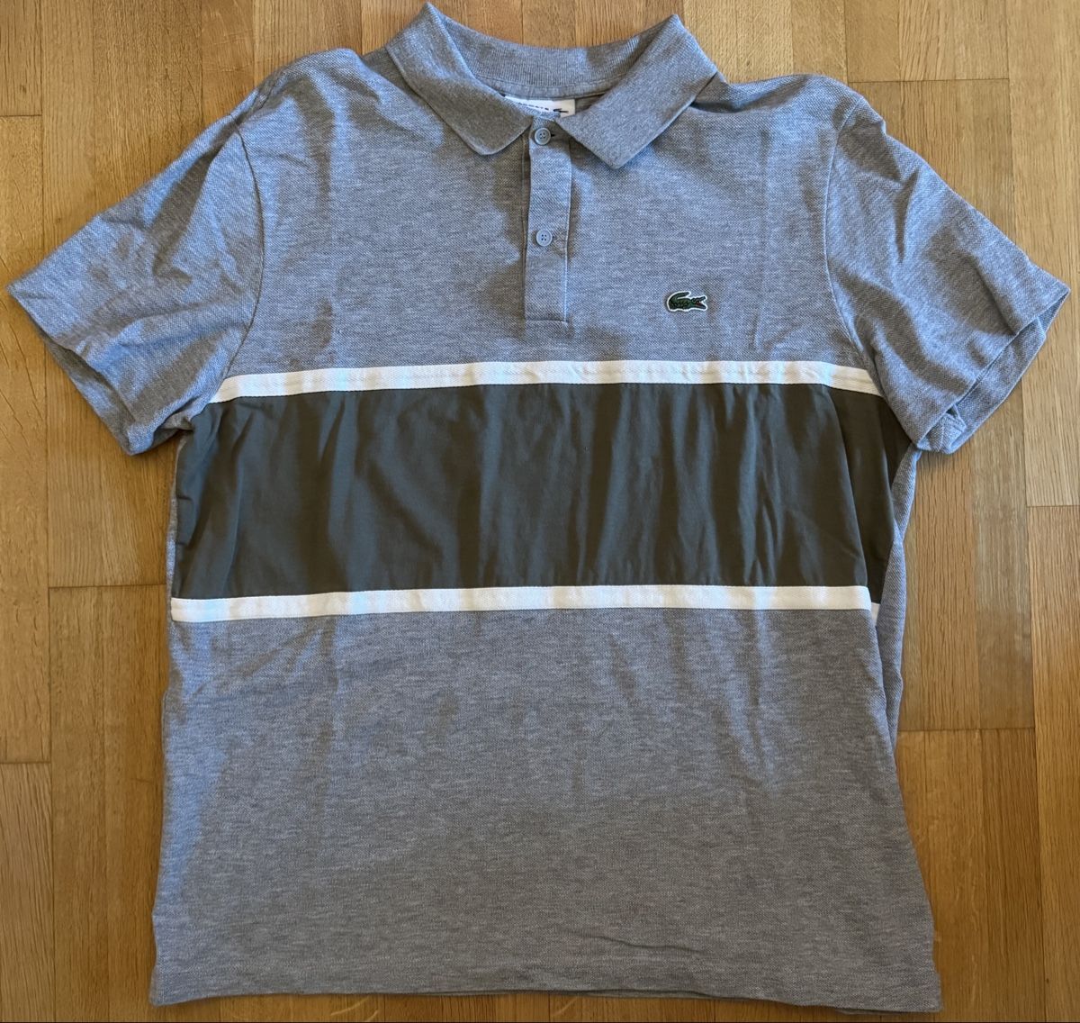 Lacoste Magliette Polo: Lacoste Regular Polohemd - Farbe: Grau | Grösse FR 6/US XL – Usato da Zürich venduto da DoctorDi 1