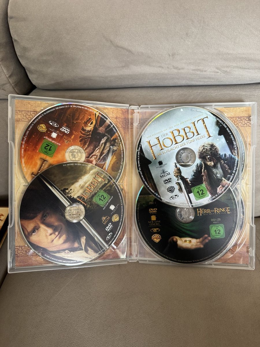 Alle DVDs: Der Hobbit und Herr der Ringe 6-Disc Set – Gebraucht aus St. Gallen von mag_7s82 1