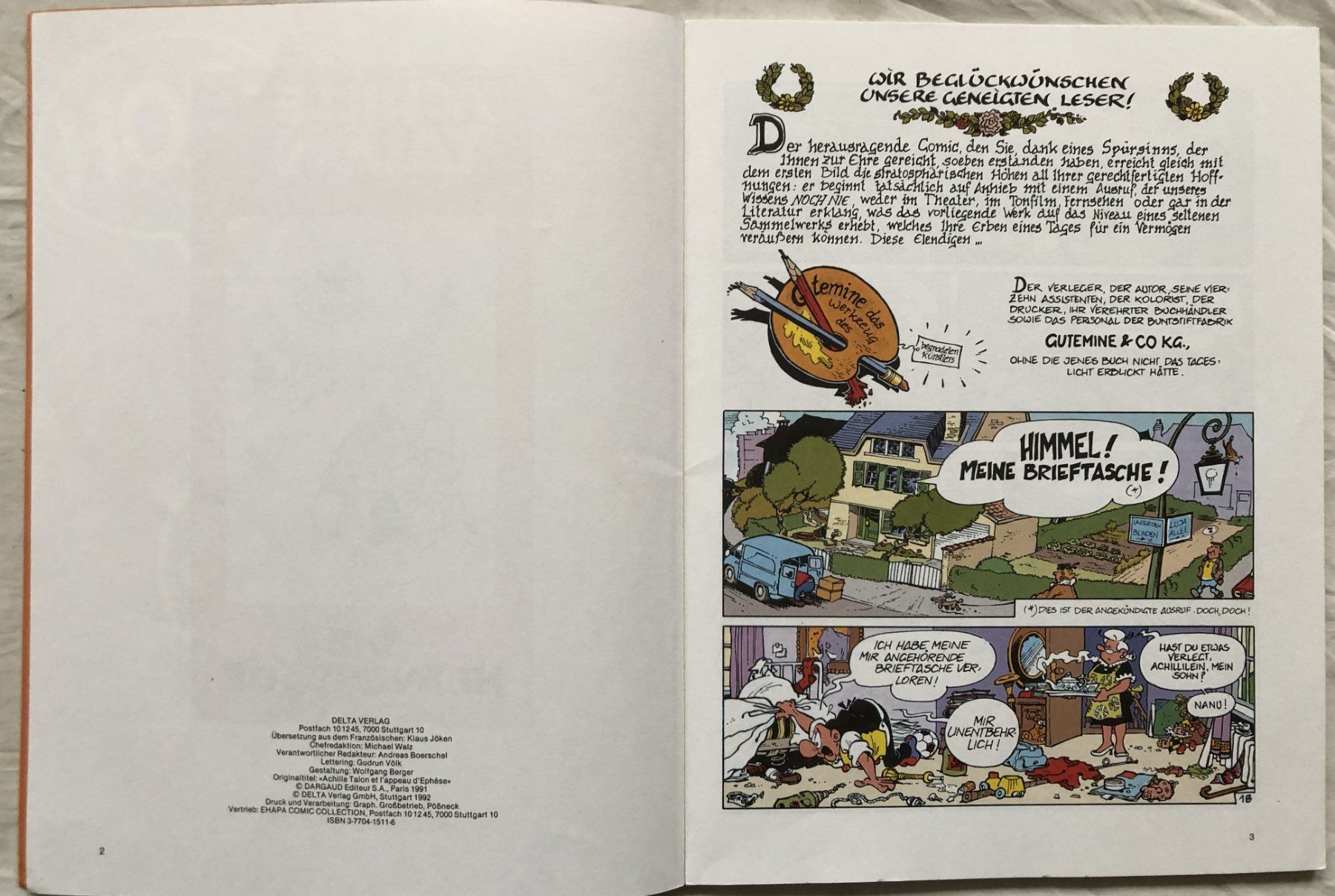 Fumetti: Achille Talon - Band 1 - Die Nervensäge – Usato da Schaffhausen venduto da durruti 2