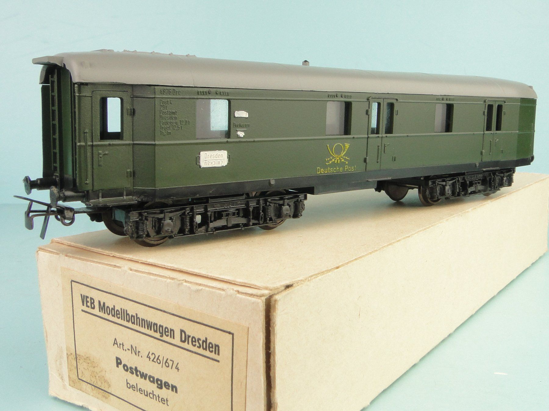 Modelleisenbahnen: Schicht 426/674 Deutsche Post, Innenbeleuchtung – Gebraucht aus Bülach von cann11