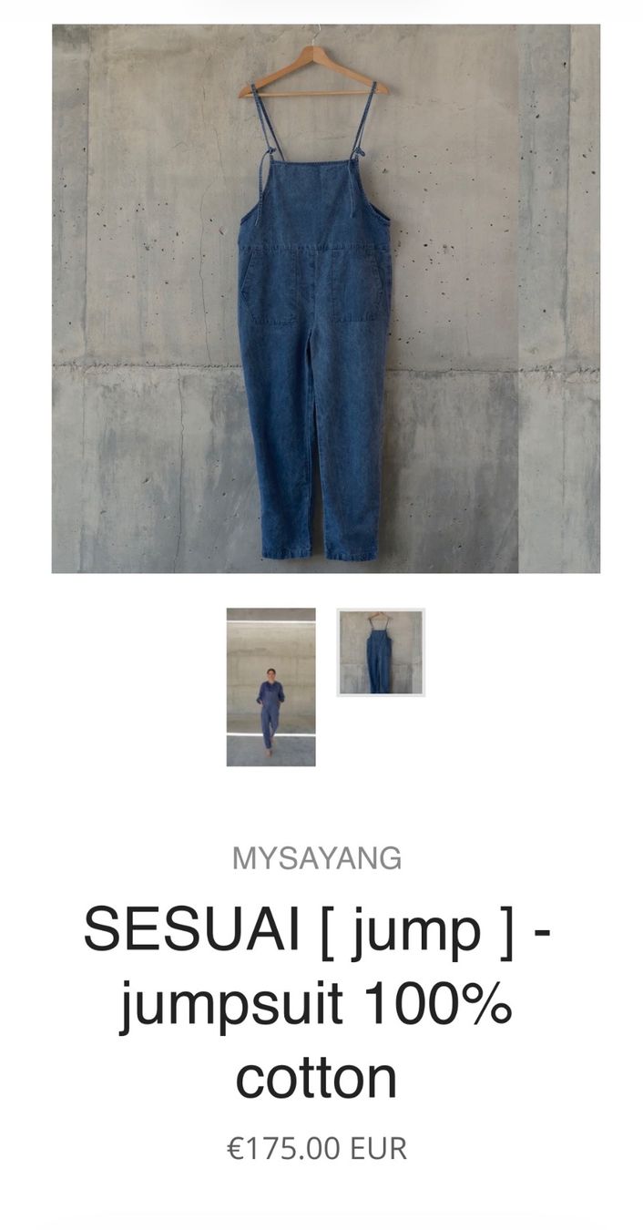 Tute: Jumpsuit Mysayang taille S – Nuovo (secondo la descrizione) da Le Crêt-p-Semsales venduto da staglione69 3
