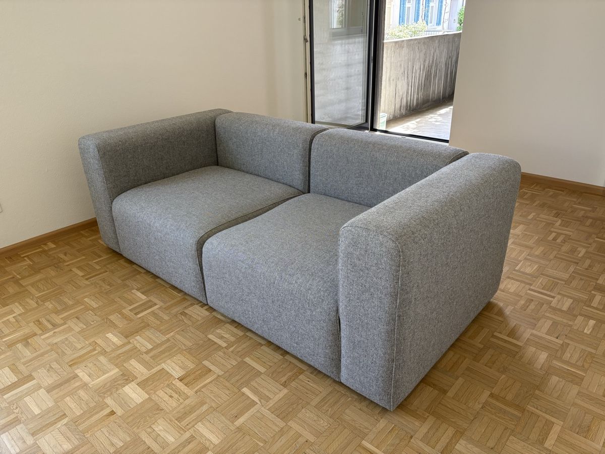 Hay Divani: Hay Mags 3er oder 2er Sofa mit Sessel grau – Usato da Basel venduto da goofy2011 2