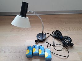 Vintage 1950er Lampe + 5 Glühbirnen + Verlängerungs-Kabel