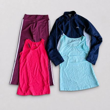 Sport Set Fr. S/M Fila Jacke Tops und Leggings