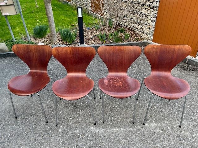 4 Arne Jacobsen St hle Fritz Hansen 1983 Kaufen auf Ricardo