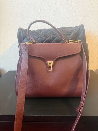Sac à main Coccinelle cuir bordeaux état impeccable