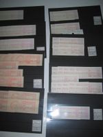 19 Steckkarten mit Schalterfreistempel