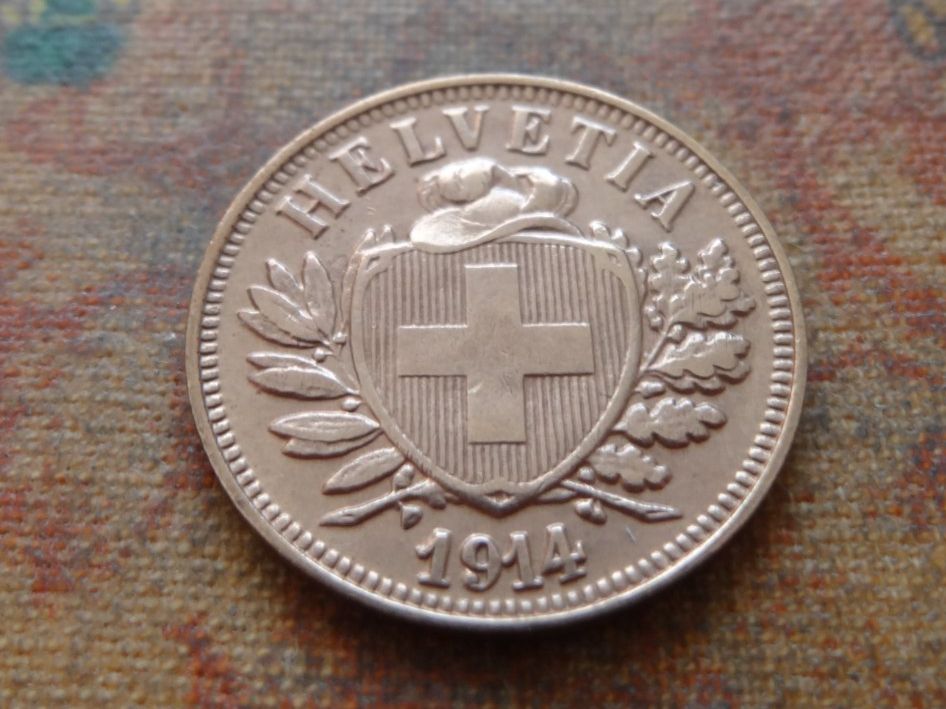 Tutti le monete: 2 Rp. 1914  (C) – Usato da Romanel-sur-Lausanne venduto da Swift13