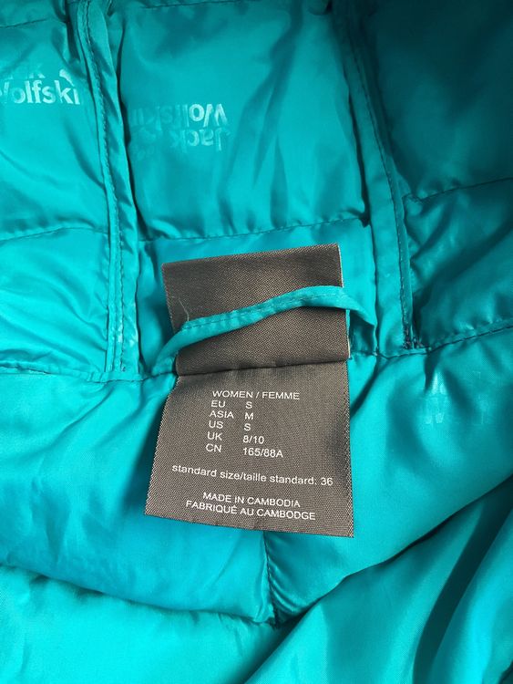 Jack Wolfskin Giacche: Damen/Mädchen Daunenjacke Jack Wolfskin Gr. S – Usato da Obstalden venduto da Tindli2 3