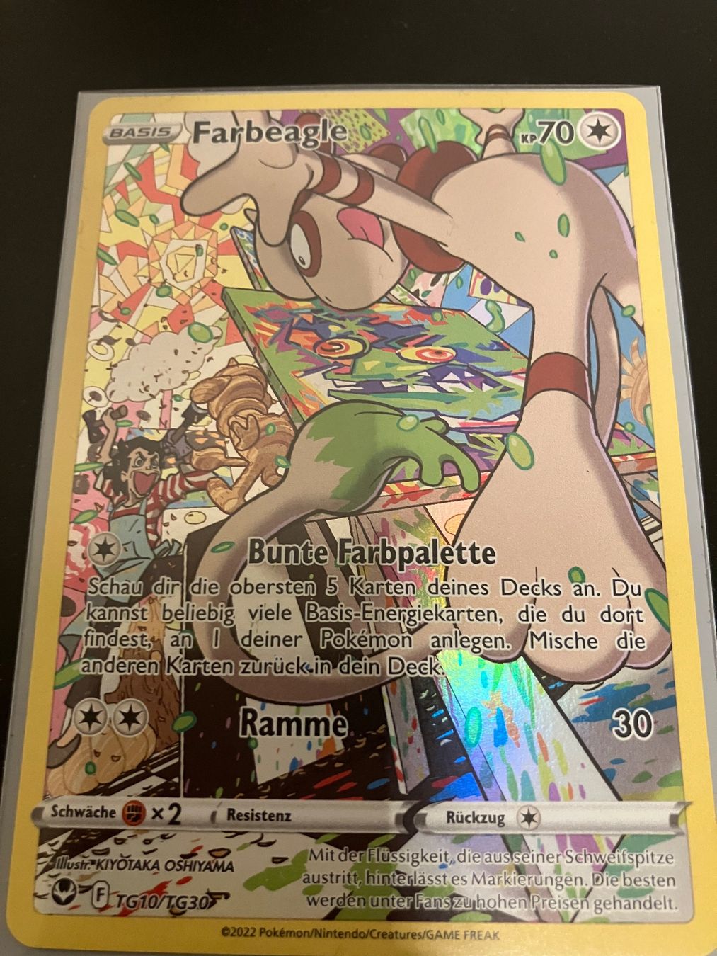 Pokémon Carte collezionabili: Farbeagle TG10/20 – Usato da Baar venduto da Elmo43