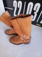 Lederstiefel Cognac Grösse 8.5 gebraucht
