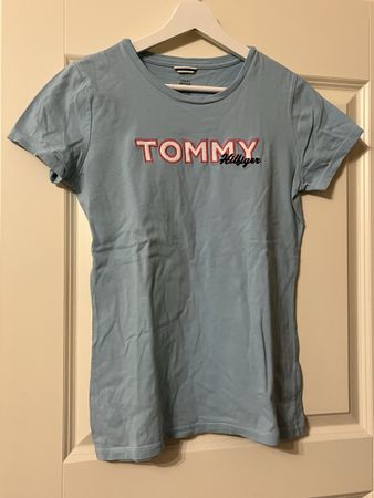 Tommy Hilfiger T-Shirt Women's Blue Size M Summer Look