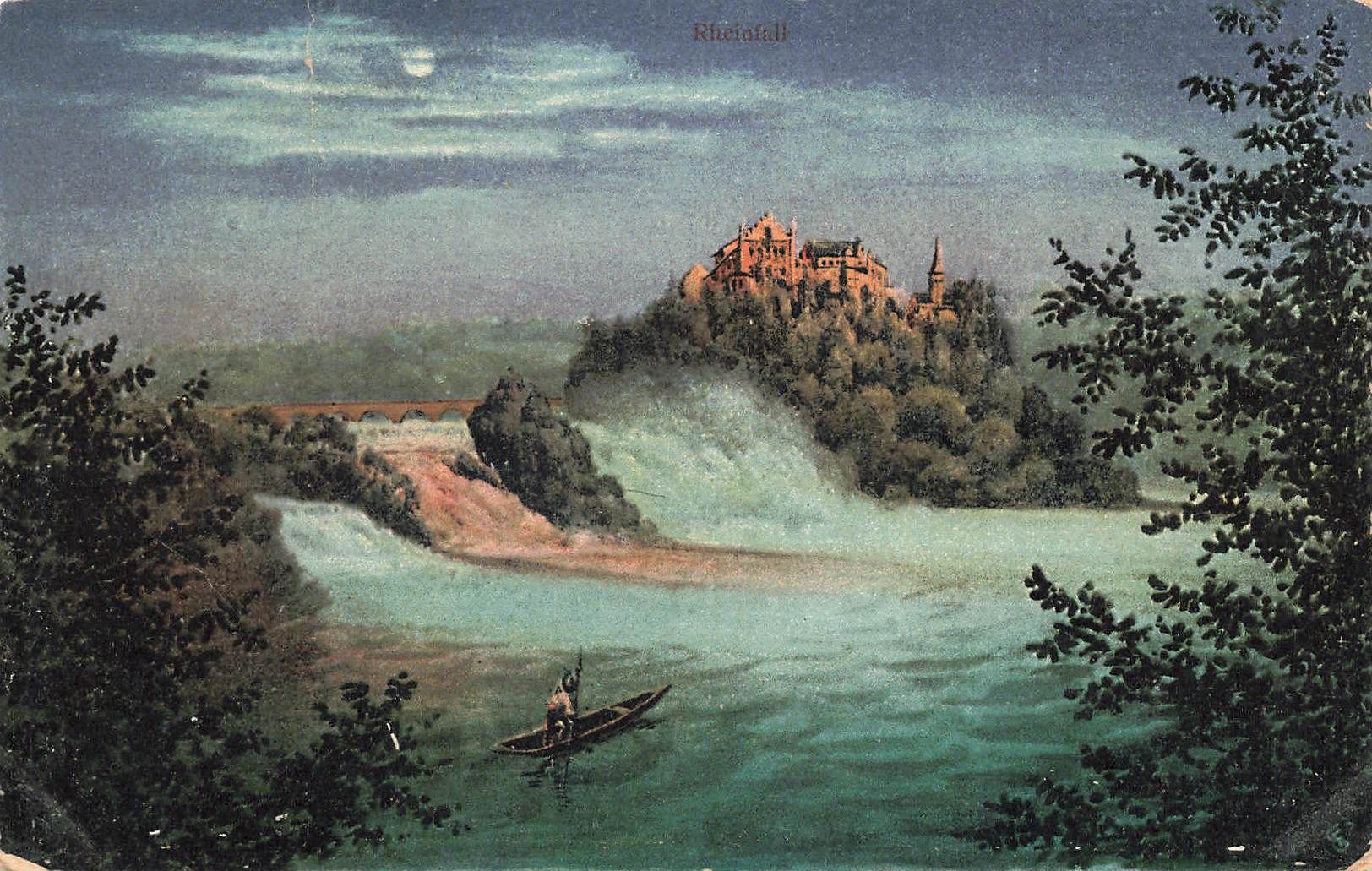 Cartoline postali: Rheinfall Schaffhausen – Usato da Biasca venduto da Blenio71