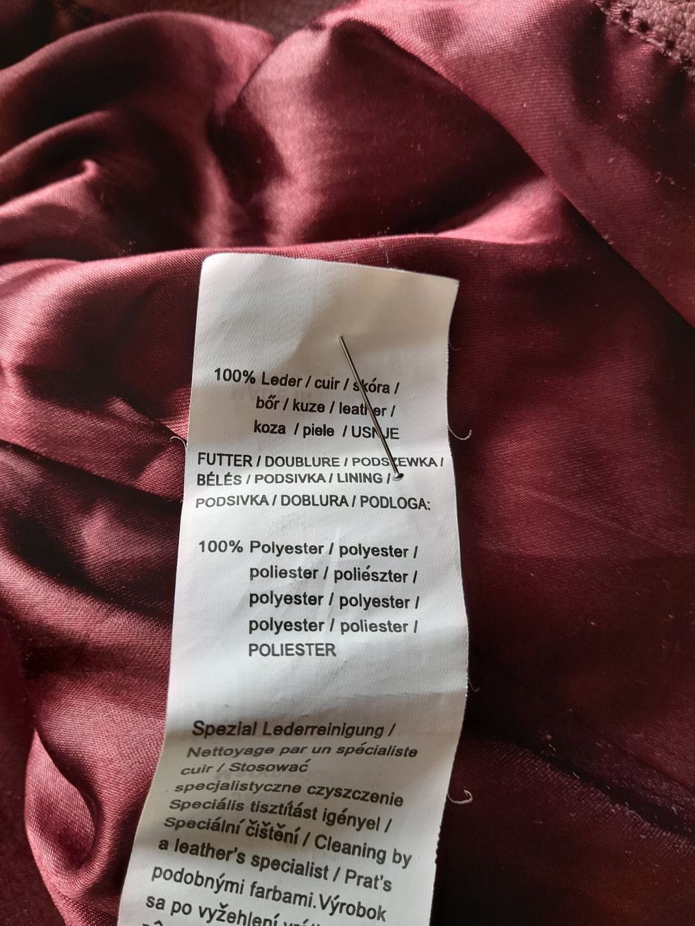 Orsay Giacche: Lederjacke mit Tigerkopf . S . orsay . echtes Leder – Usato da Leuggelbach venduto da schmetterlings-fee 4