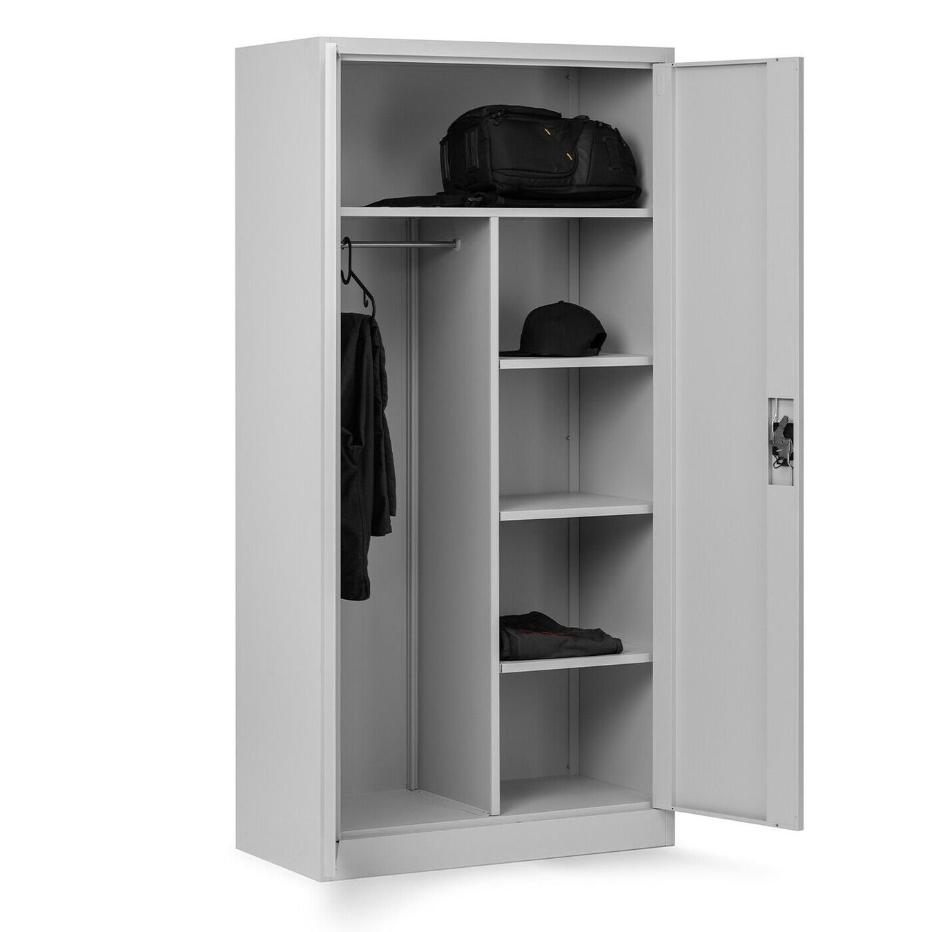 Schränke: Spind Aktenschrank 185x90x45cm - Grau – Neu und originalverpackt aus Wallenwil von toesstal-vertrieb 2
