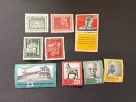 DDR 1958 Mi.732-36 + 742-45  ** +  *     (3460)