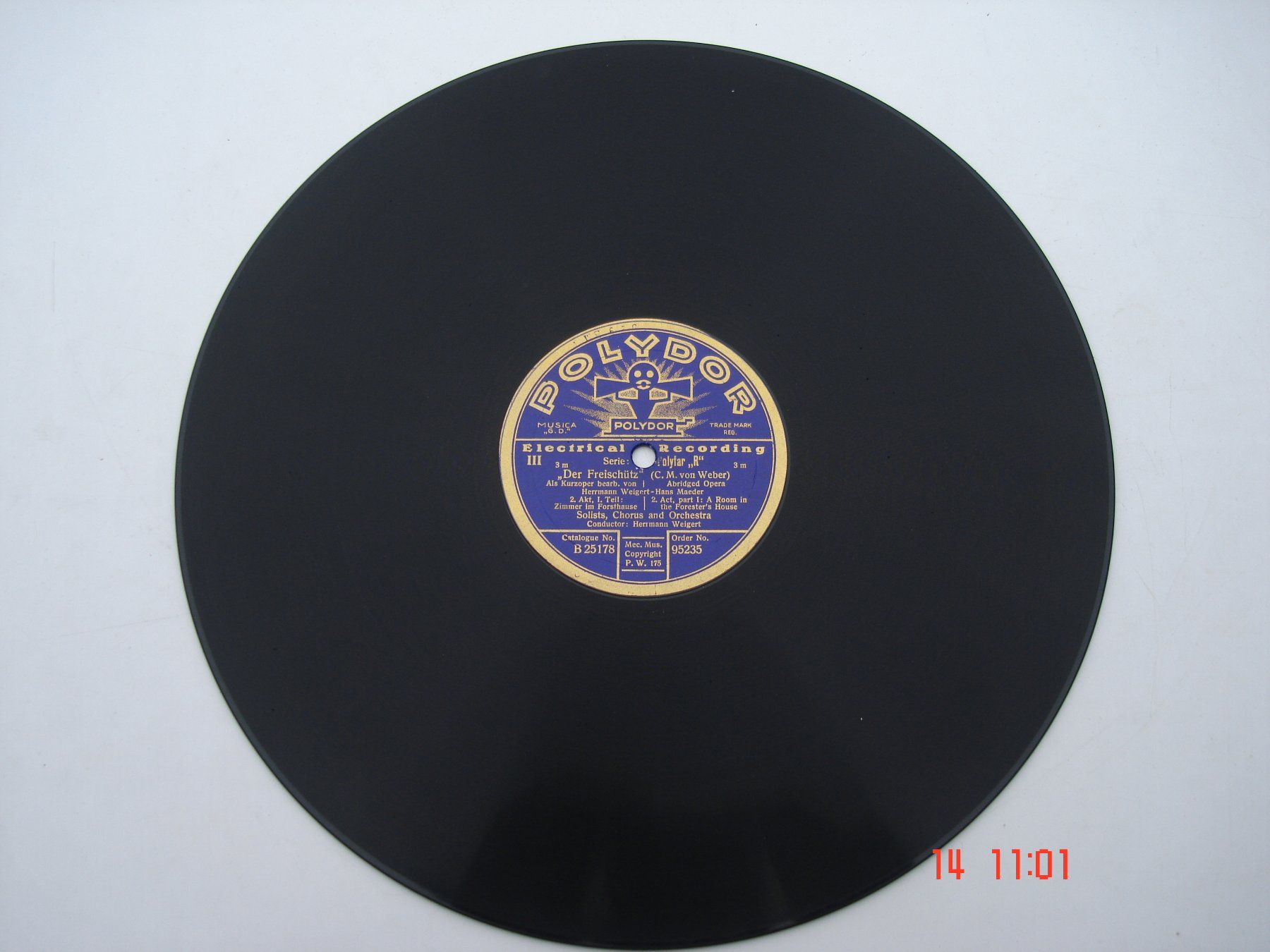 Dischi in vinile: Schellackplattenalbum Weber. Der Freischütz. Als Kurz-Oper. – Usato da Aeschi SO venduto da abi1951 4
