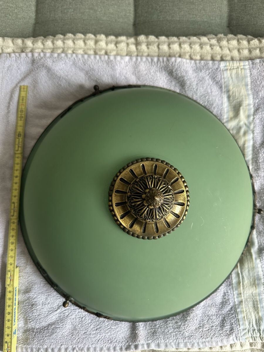 Lampadari & plafoniere: Grüne Vintage Lampe, Glas – Usato da Zürich venduto da yvonne.knoblauch 1