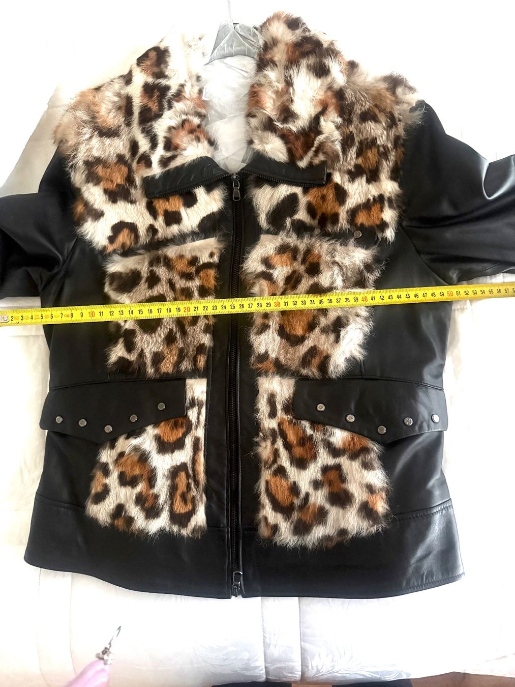 Giacche: VESTE Cuir, souple ,devant fourrure T 38 NEU – Nuovo (secondo la descrizione) da Porrentruy venduto da SYANKA 1