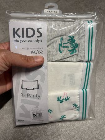 Lot slips panty fille 146 - 152 neuf