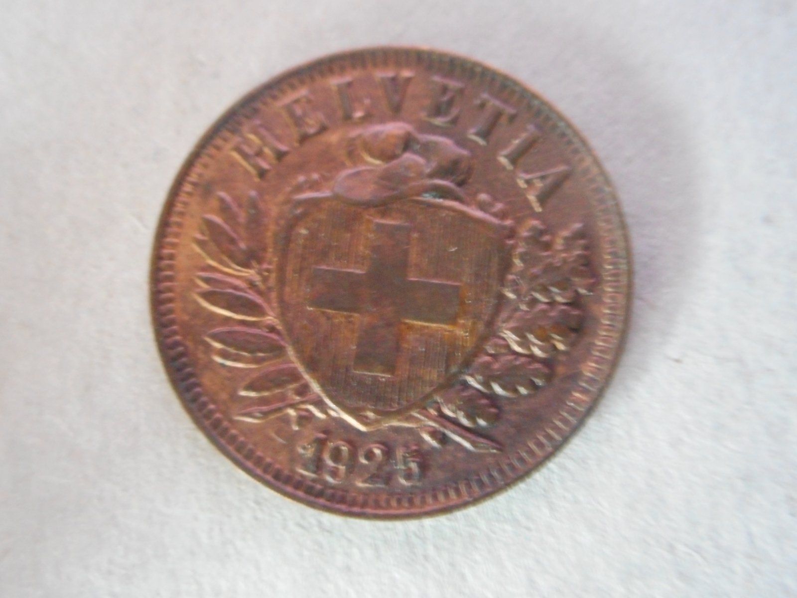 Alle Münzen: 2 Rp. 1925 – Gebraucht aus Kriegstetten von pizlad2010 1