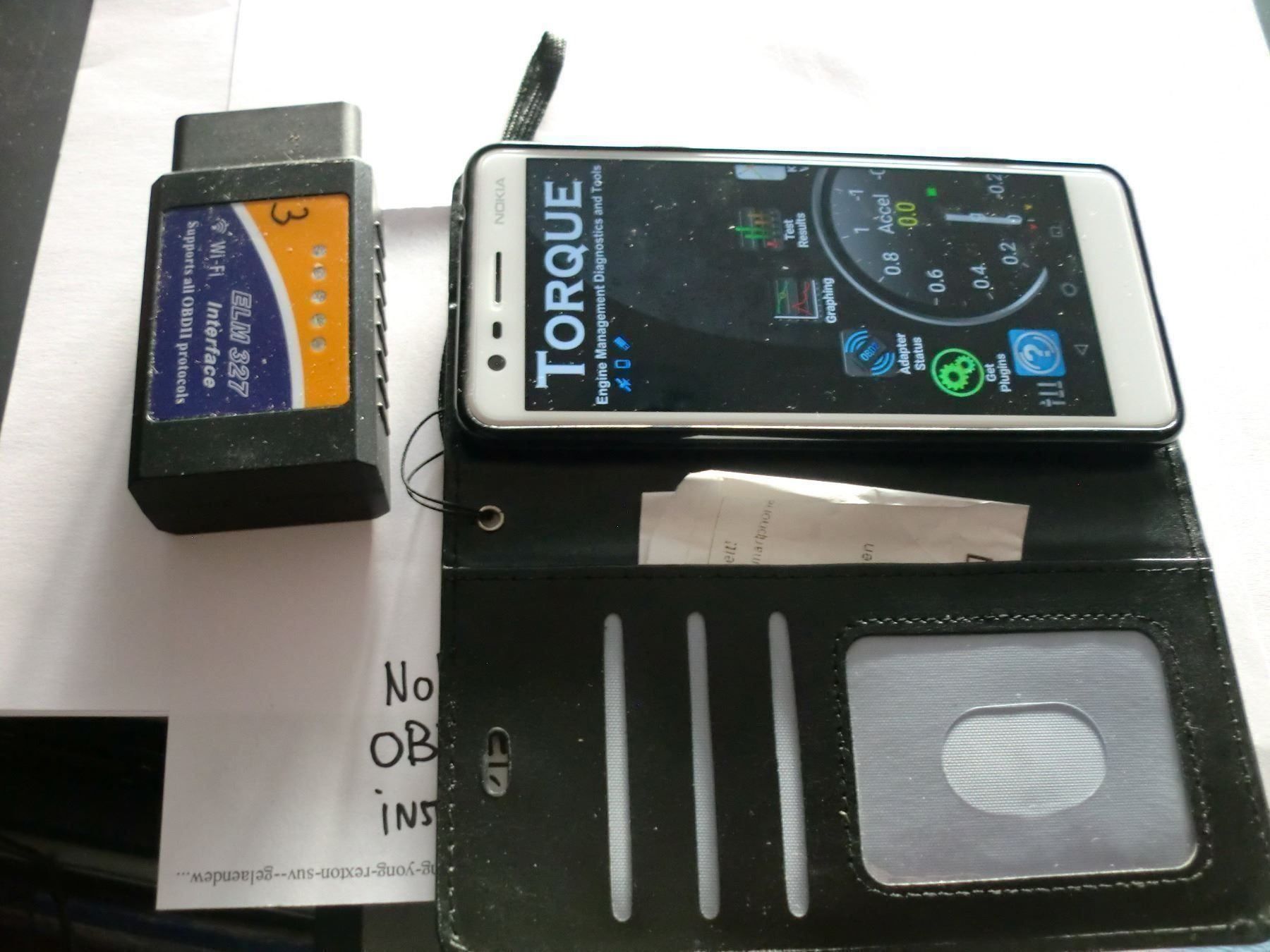 Handys / Smartphones: obd2 smartphone +Autodiagnose ELM327 – Gebraucht aus wila von audi48