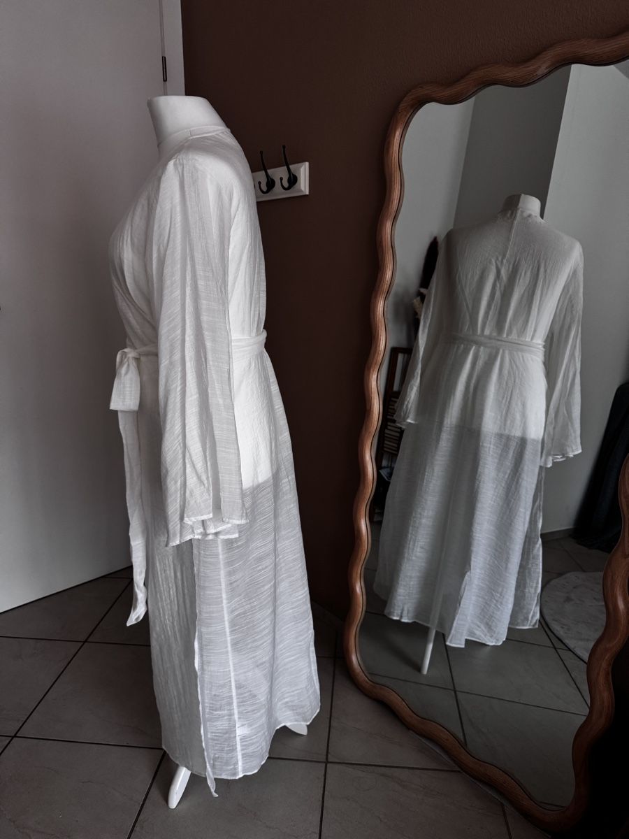 H&M Vestiti: Sommerlicher Überziehmantel oder Wickelkleid, XL – Nuovo (secondo la descrizione) da Muttenz venduto da einfach-schoen 2