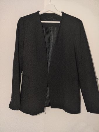 Veste Zara Basic noire, Taille XL - Élégante pour l'automne