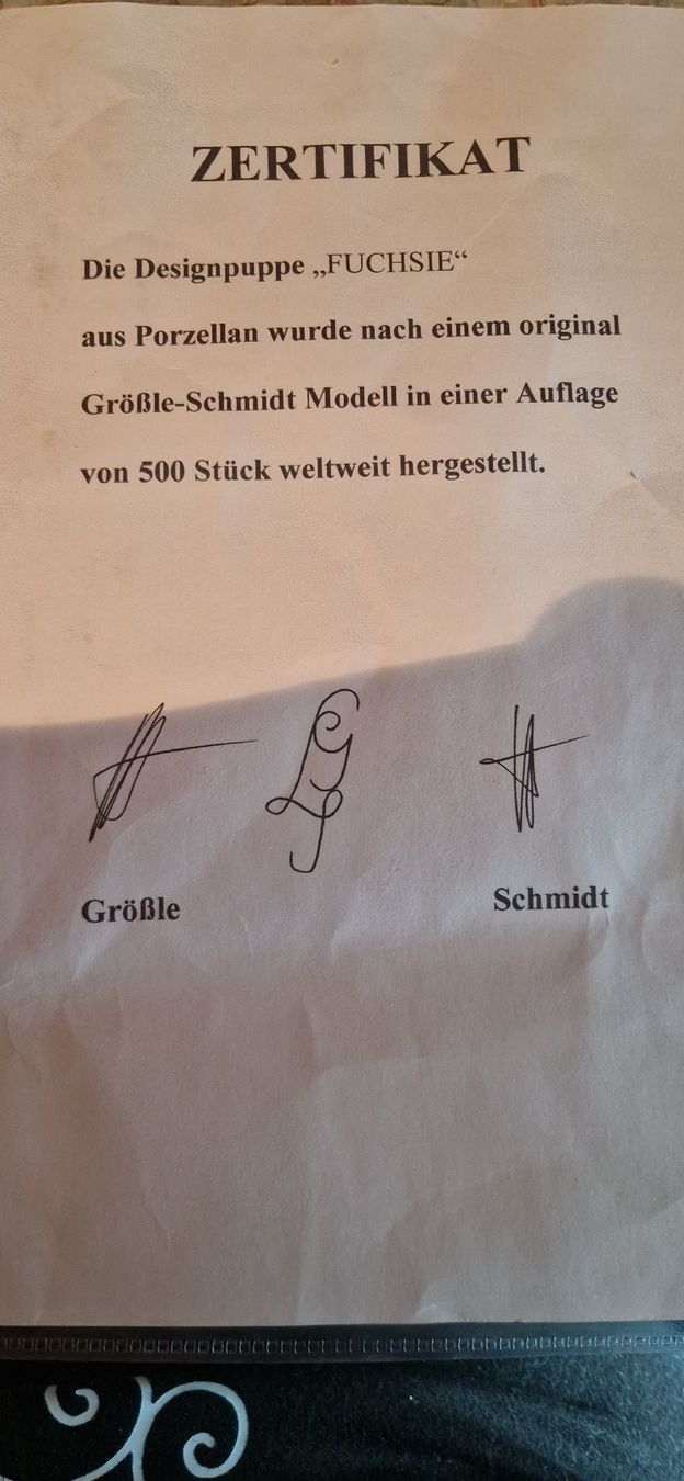 Puppen: Exklusive Sammlerpuppe mit Zertifikat – Neu (gemäss Beschreibung) aus Zollbrück von coc_j9vz 2