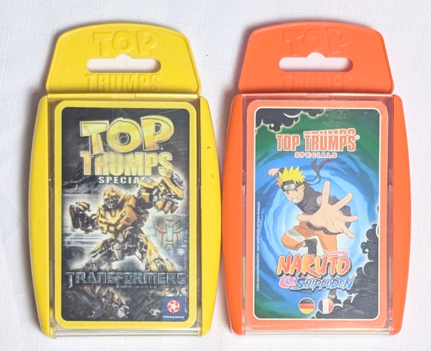 Spiele: 2er Set Top Trumps - Transformers & Naruto – Gebraucht aus Wängi von ABIZONE-86