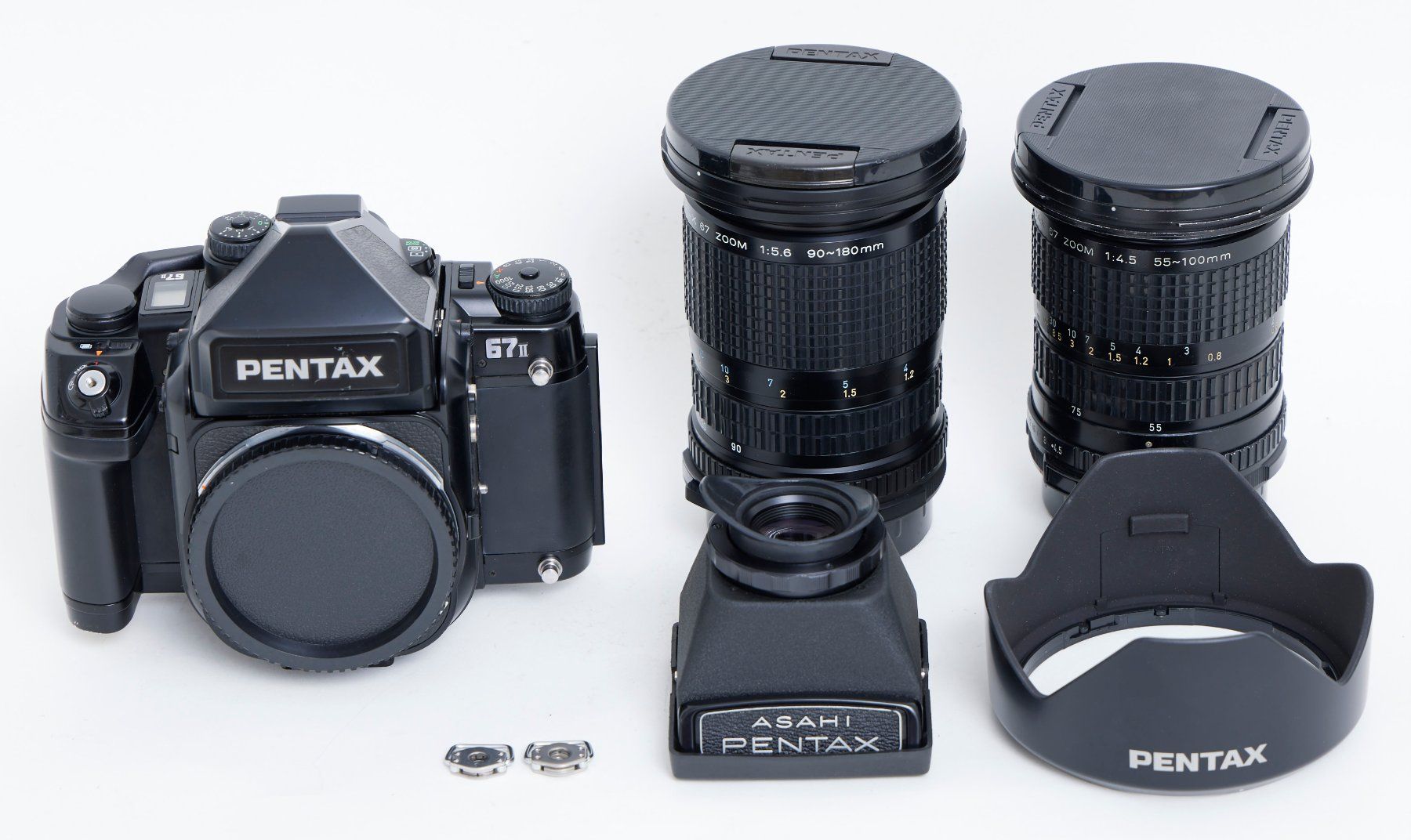 Pentax Fotocamera: Pentax 67II big set (zoom + macro + flash) – Usato da Lausanne venduto da Guivd 1