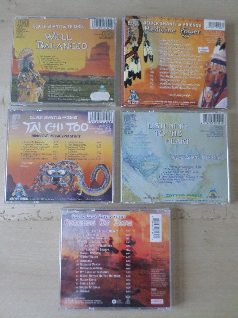 CD: 5 CD von Oliver Shanti & Friends – Nuovo (secondo la descrizione) da Liestal venduto da man_7bt6 1